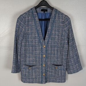 Talbots Tweed Coatigan